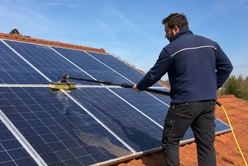 Nettoyage et entretien de panneaux solaires à Caujac